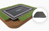 Rechteckig | 360 x 250 cm Bodentrampolin + Abdeckplane
