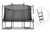 Rectangular | Black 460 cm x 310 cm Trampolin + Leiter