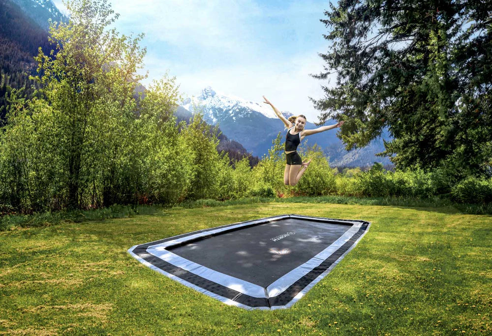 So installieren Sie ein Bodentrampolin