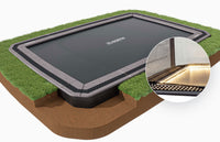 Bodentrampolin + Sicherheitsnetz