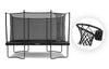 Rechteckig | 370 cm x 250 cm Trampoline + Basketball Hoop Bundle