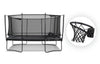 Rechteckig | 460 cm x 310 cm Trampoline + Basketball Hoop Bundle